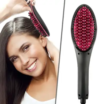 Simply Straight Ceramic Brush Hair Straightener Buy Online At