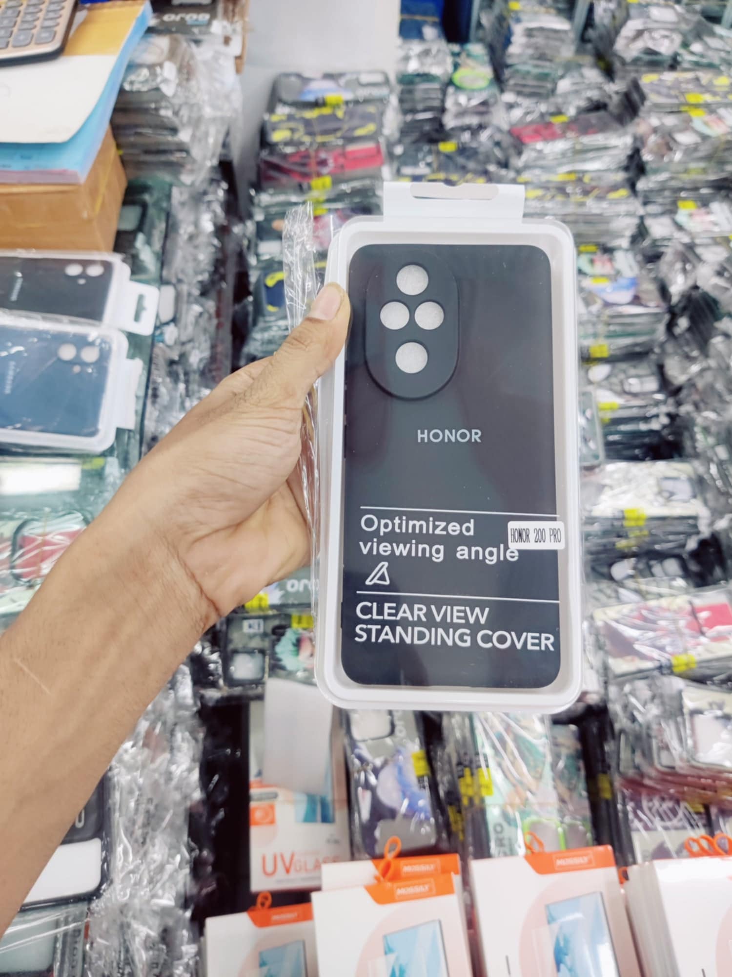 For Honor 200 Pro Silky And Soft-Touch Finish With Camera Production Soft Premium Quality Slim Beauty & Project 100% Prefect Size Silicone Cover