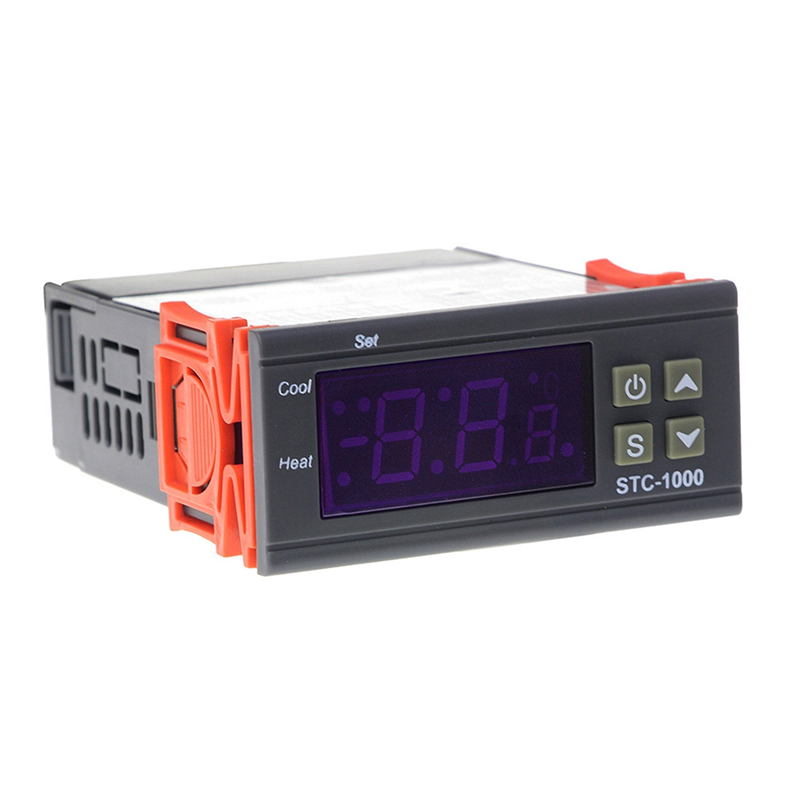 LED Digital Temperature Controller AC 110-220V 10A for Heater Freezer Fridge. 