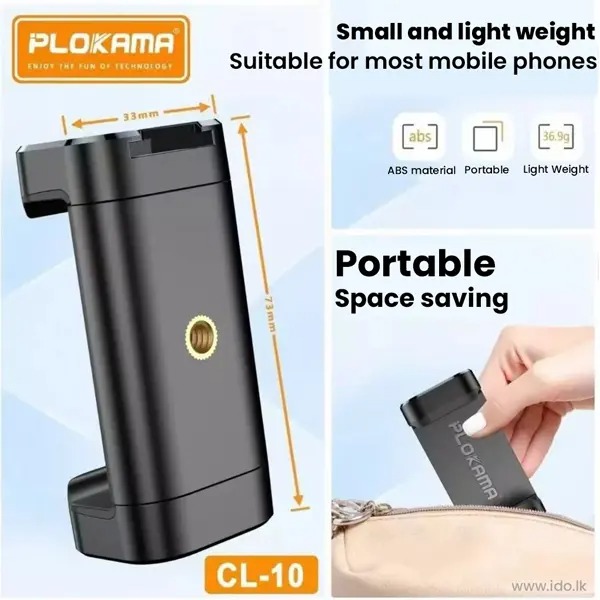 Plokama CL-10 Tripod Phone Holder