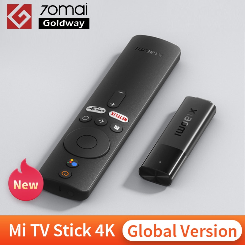 Newest Xiaomi Mi TV Stick 4K Global Version Android TV 11 Quad Core 2GB RAM 8GB ROM Bluetooth 5.0 Netflix Wifi Assistant. 