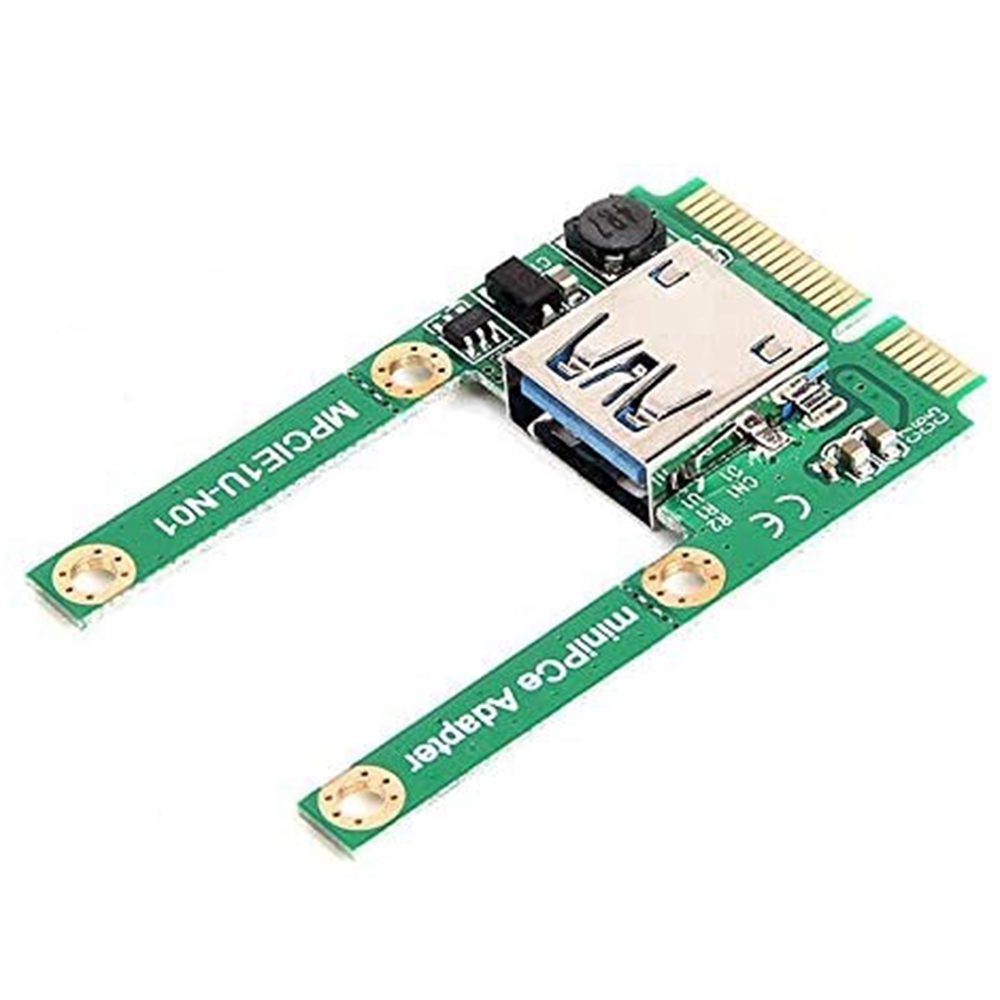 Mini PCI-E to USB3.0 Adapter Card PCIe to USB 3.0 Adapter, Suitable for Notebook Computers. 