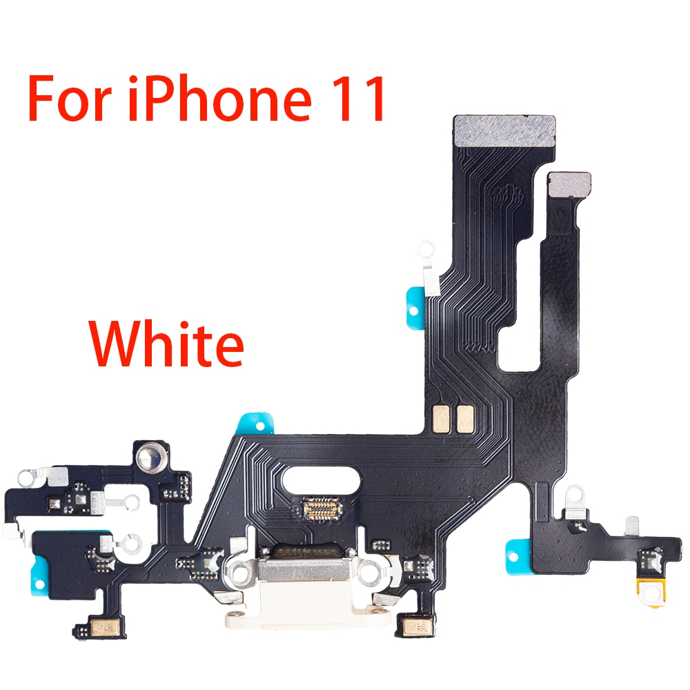 1pcs Charger Port Flex Ribbon For iPhone 11 12 Pro Max USB Dock Charging Connector Data Flex Cable Replacement Parts. 