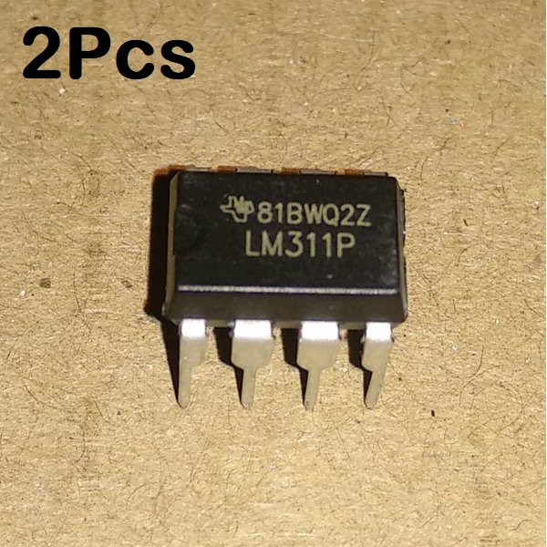 2Pcs- B CLASS LM311 IC LM311 OPAMP LM311 Op-Amp IC DIP-8 8 Pin Leads Dual In Line Package Chip . 