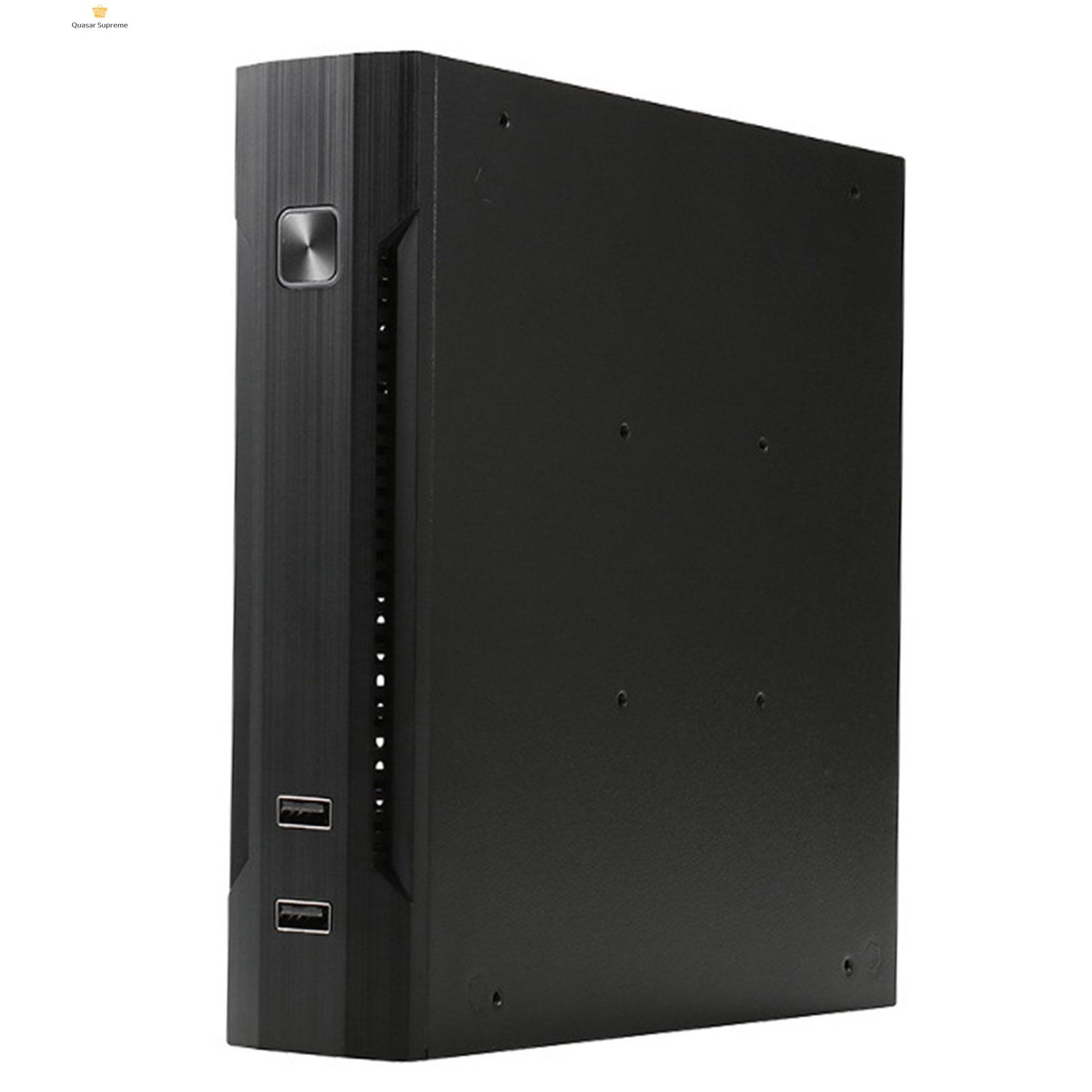 Quasar Small Desktop Case Compact Mini Pc Case with Wi-fi Usb 2.0 for Thin-itx Motherboard Portable Desktop Chassis for Htpc Pc Accessories for Sale Mini Computer Case