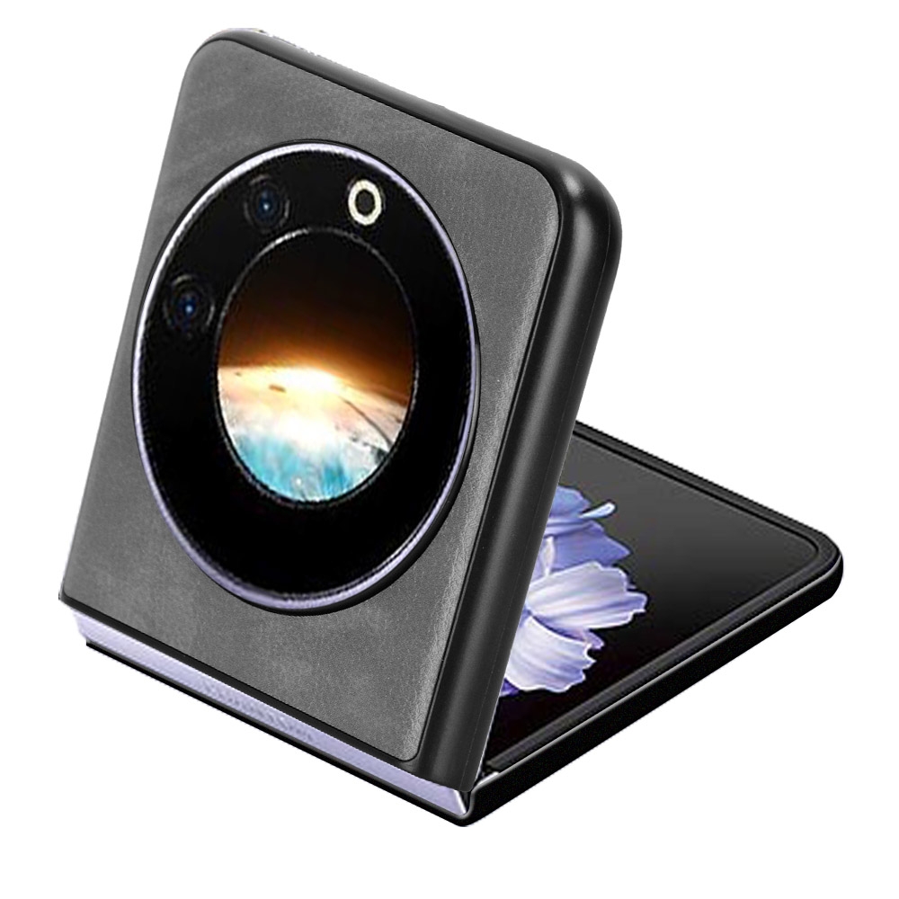 （COD Available)Litchi Texture Back Cover Phone Case For Tecno Phantom V Flip. 