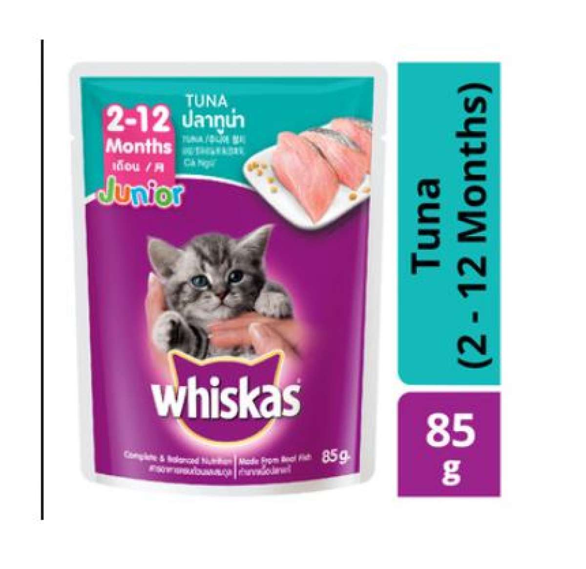 whiskas junior tuna
