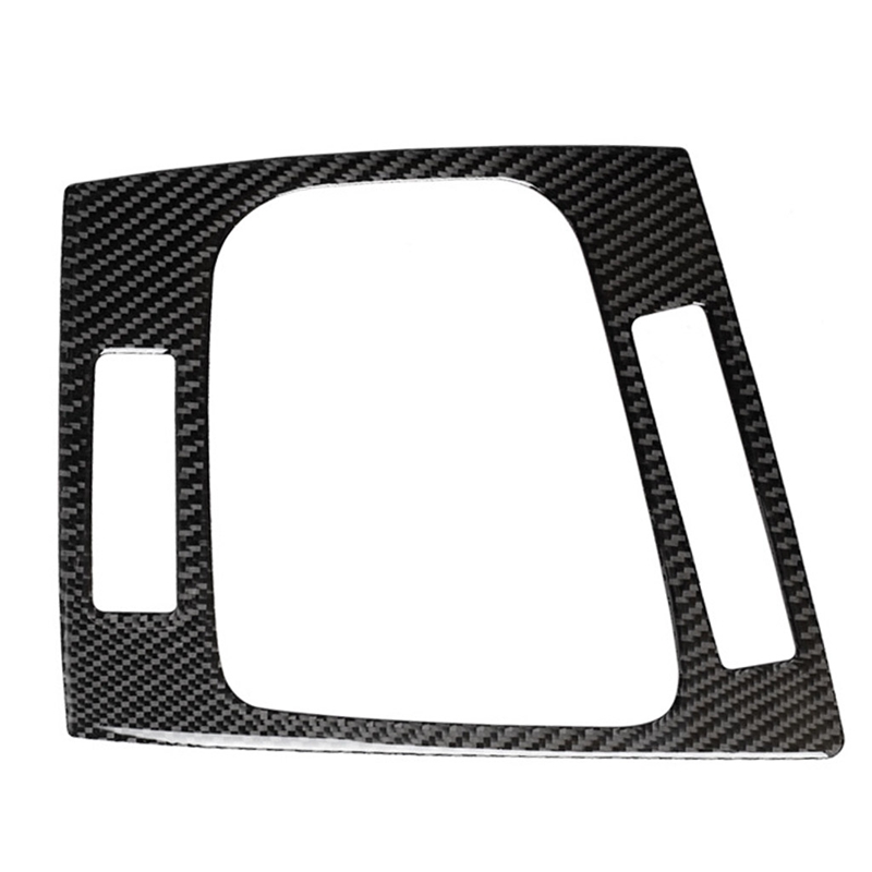 Carbon Fiber Car Inner Gear Shift Box Panel Cover Trim Sticker Fit for -BMW 3 Series E46 1998-2005