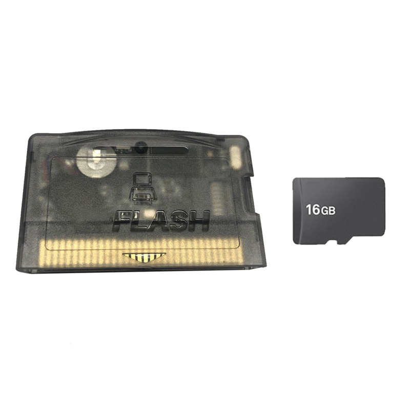For EZ-FLASH Definitive Edition EZODE EZ4 Game Cassette+16G Card Real Time Clock Support TF Card 128GB for Easy Install