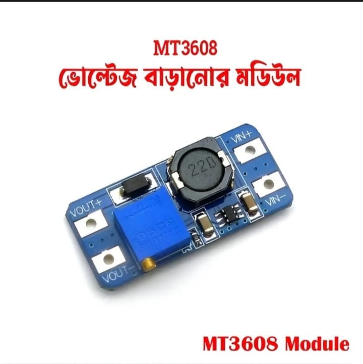 Mt3608 2A Dc-Dc Voltage Step Boost Converter Module Adjustable Voltage Regulator 2-24V Input - Experience Versatile Voltage Regulation DIY best quality. 