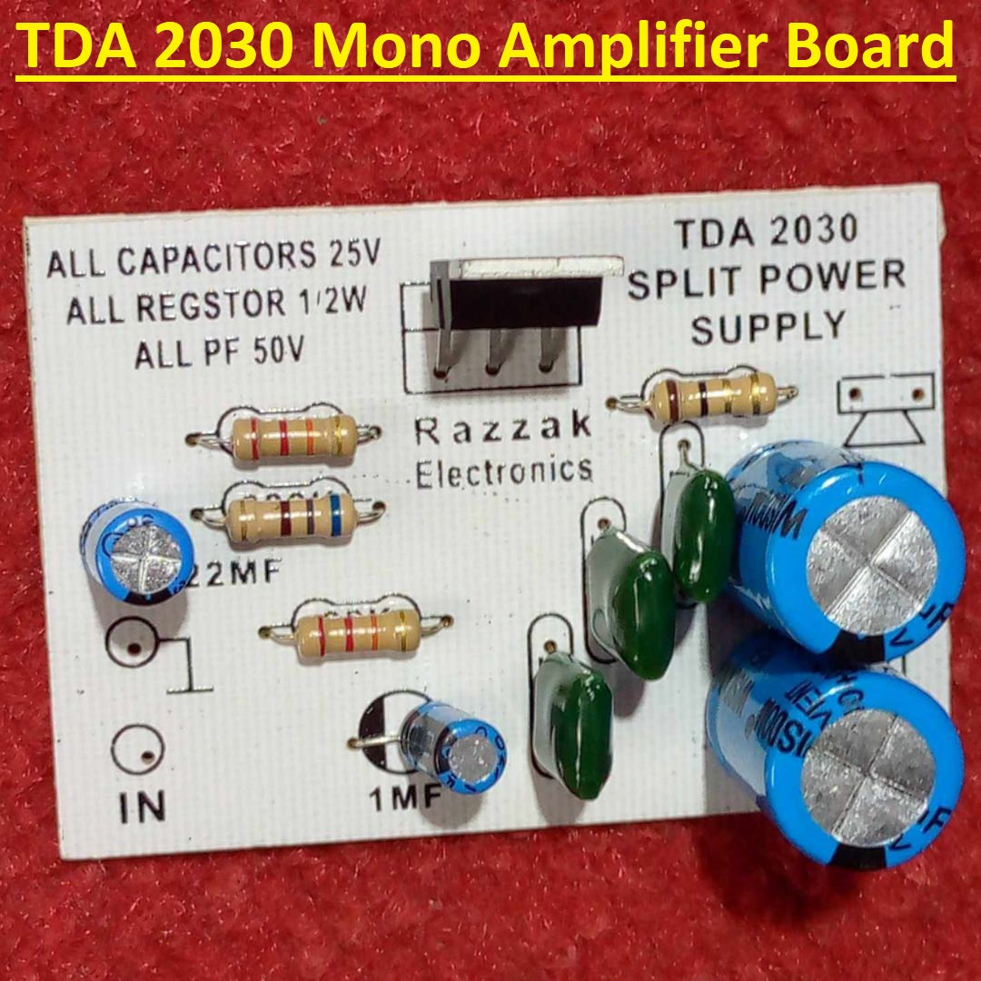 SINGLE IC UTC 2030A TDA2030 TDA 2030 12V 18W Audio Amplifier Board Circuit TO-220-5 Package 18Watt Mono Hi-Fi Audio Power Home Entertainment Amplifiers