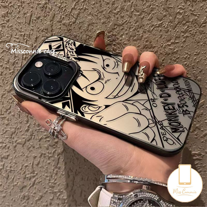 For Realme C53 C67 C55 C11 Note 50 C51 C25 C15 5i 5 6i 8i 5s 9i 7i C12 C21 C25Y C35 C21Y C20A C30 C20 C33 C17 Narzo 50 Trendy Anime One Piece Cool Luffy Zoro Sabo Plating Case. 