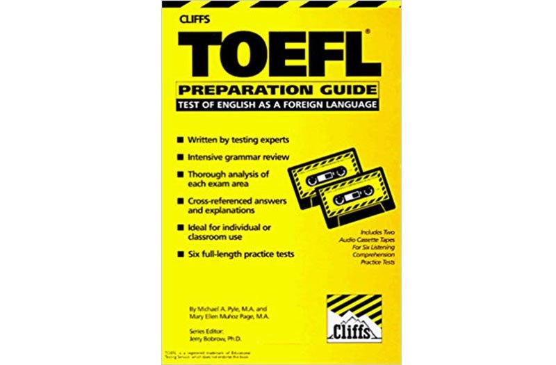 Cliffs TOEFL Preparation Guide White Print by Michael A. Pyle, Mary Ellen Munoz. 