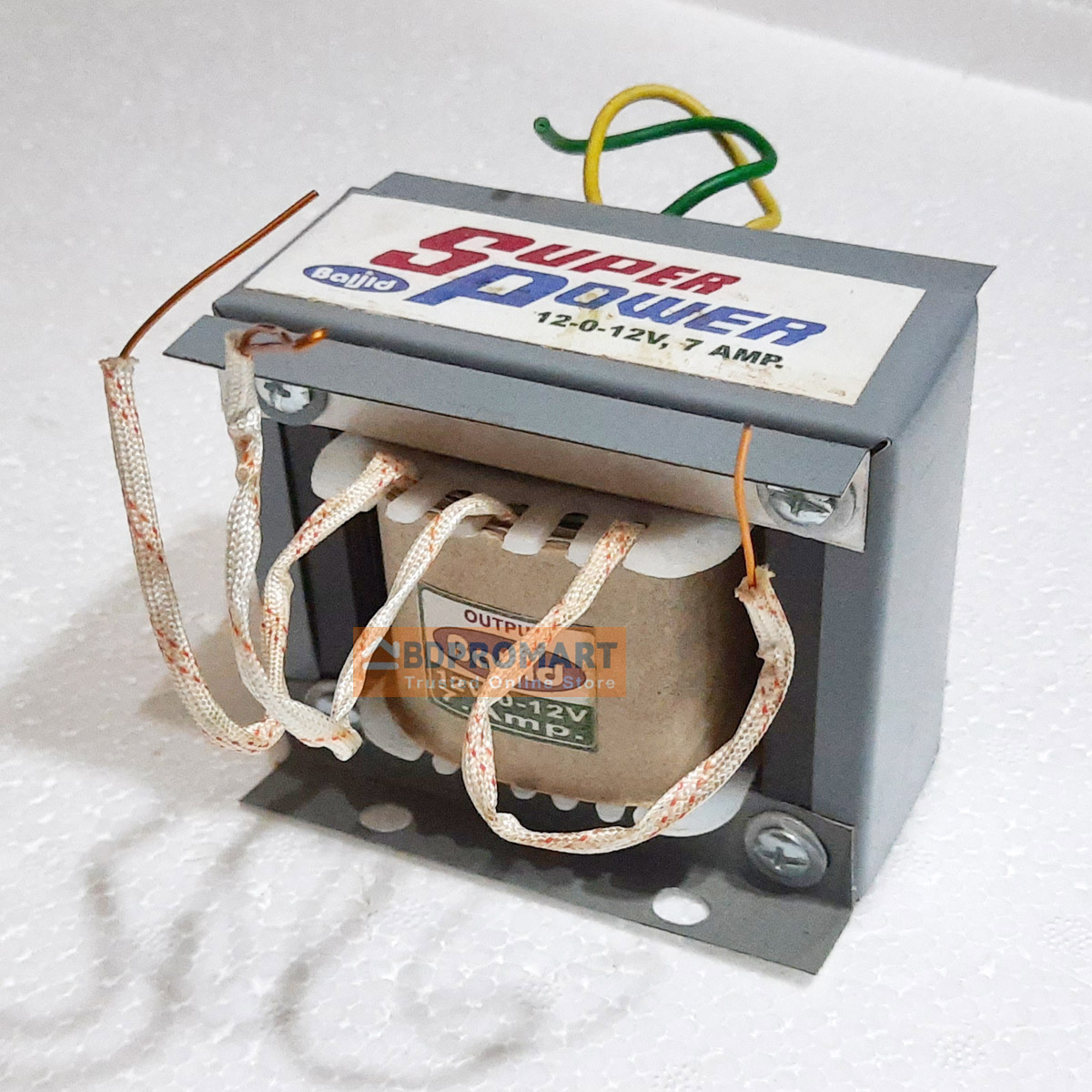 12V 7Amp  Transformer Power Supply 12V-0-12V 7000mA Input AC 220V 50Hz Output DC 12 Volt 7A Step Down Transformers For Power Supplies Adapters Electronics Project DIY Amplifier Sound System Battery Charger DC Motor Driver. 