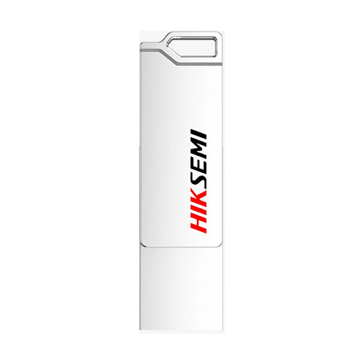 Hiksemi Sync HS-USB-E327C 128GB USB 3.2 & Type-C Silver Pen Drive #HS-USB-E327C-128G-U3