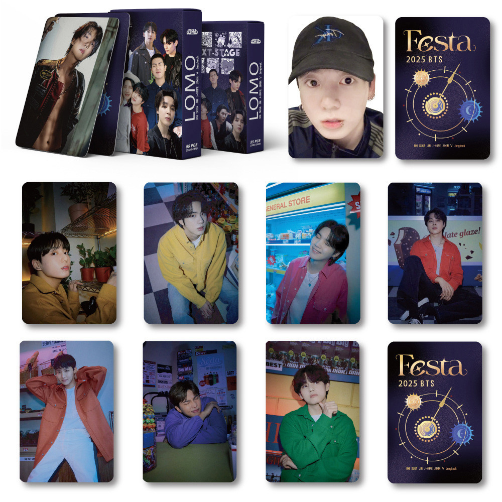 LINXX 55 Pcs JungKook SEVEN Álbum Lomo Card Kpop Photocards Série