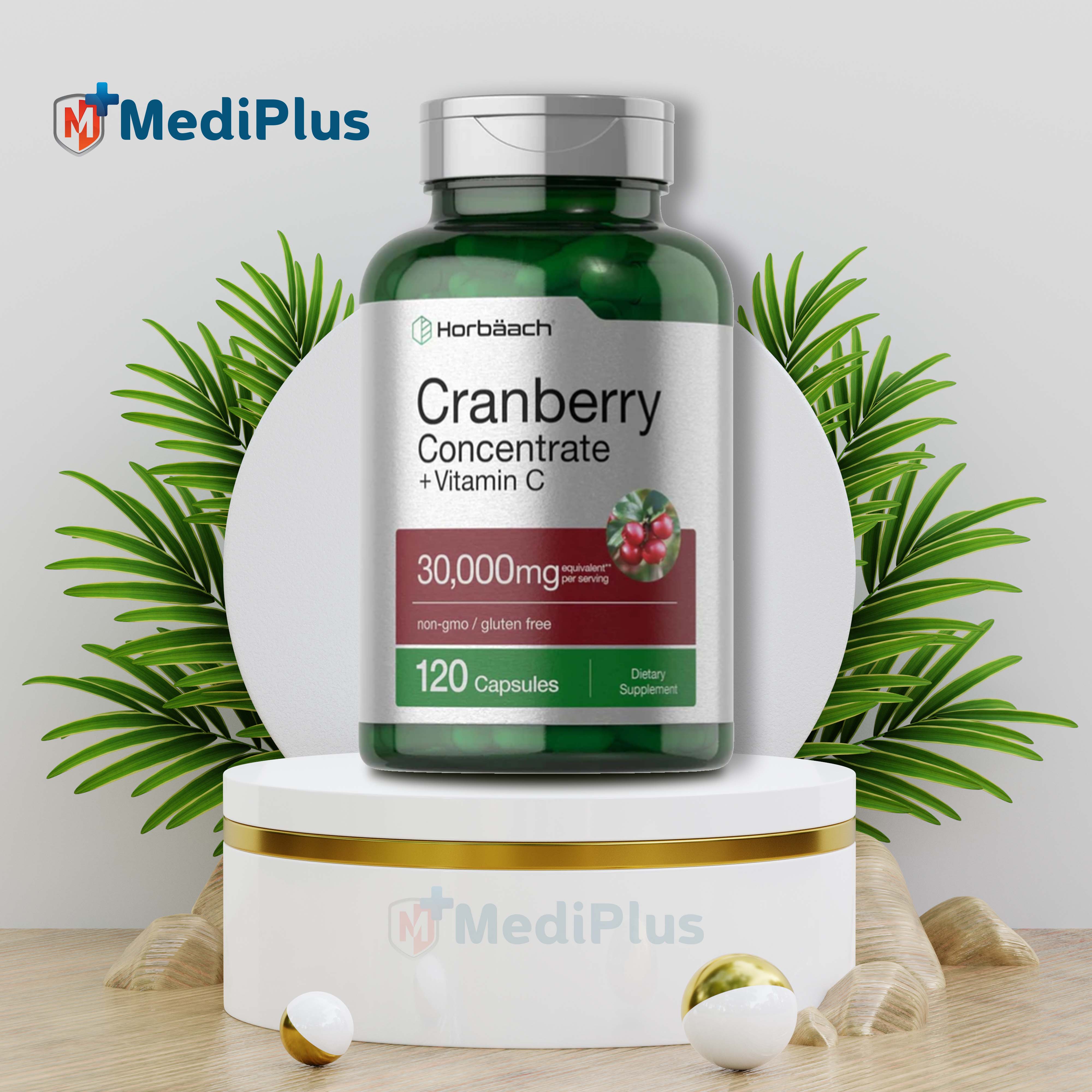Horbaach Cranberry -30000mg,120capsule
