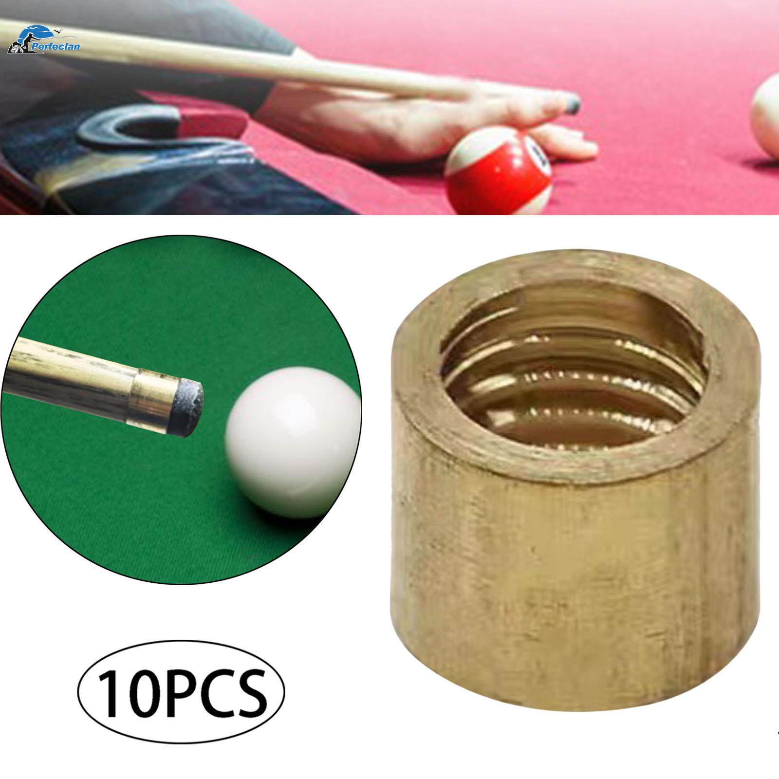 10x Billiard Cue Ferrules Billiard Cue Head Repair Billiard Cue Stick Ferrule Pool Cue 9.5mm. 