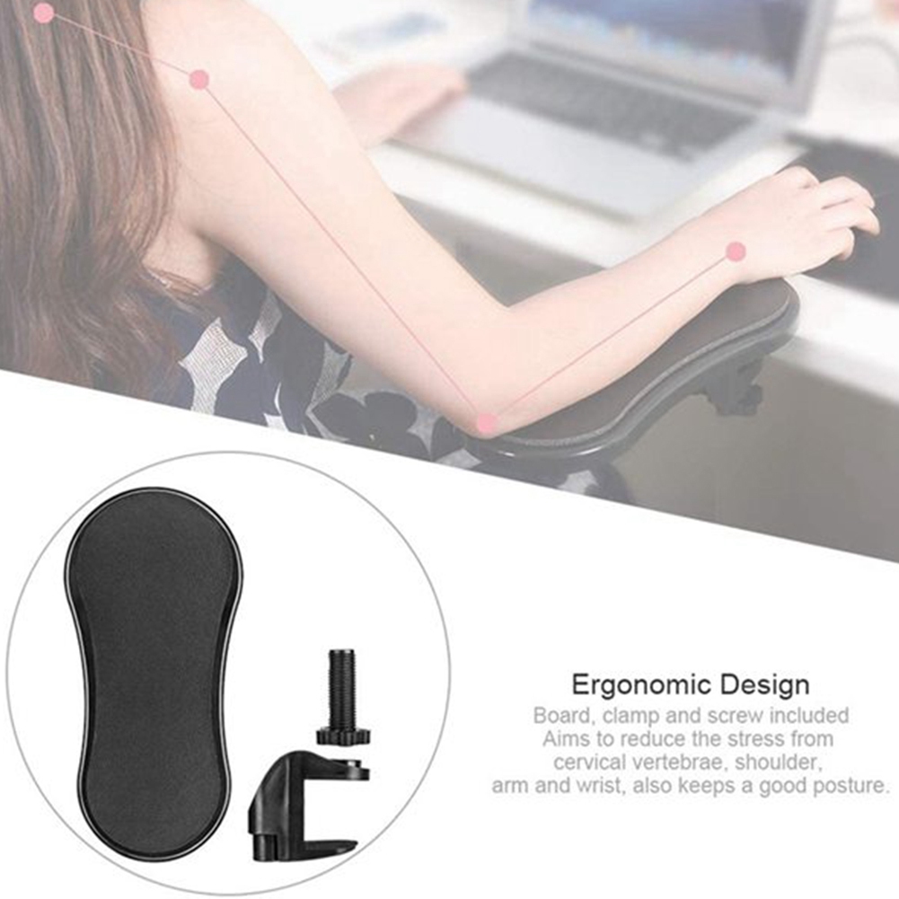 2 Pcs Computer Desk Arm Rest Adjustable Wrist Rest for Keyboard. 
