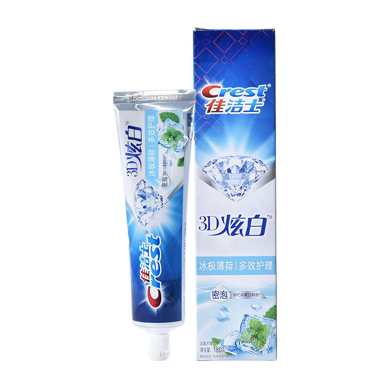 Crest 3D Whitening 180g Mint Lemon Breath Refreshing Toothpaste for Home Use Stains Removal and Brightening White Baking Soda. 
