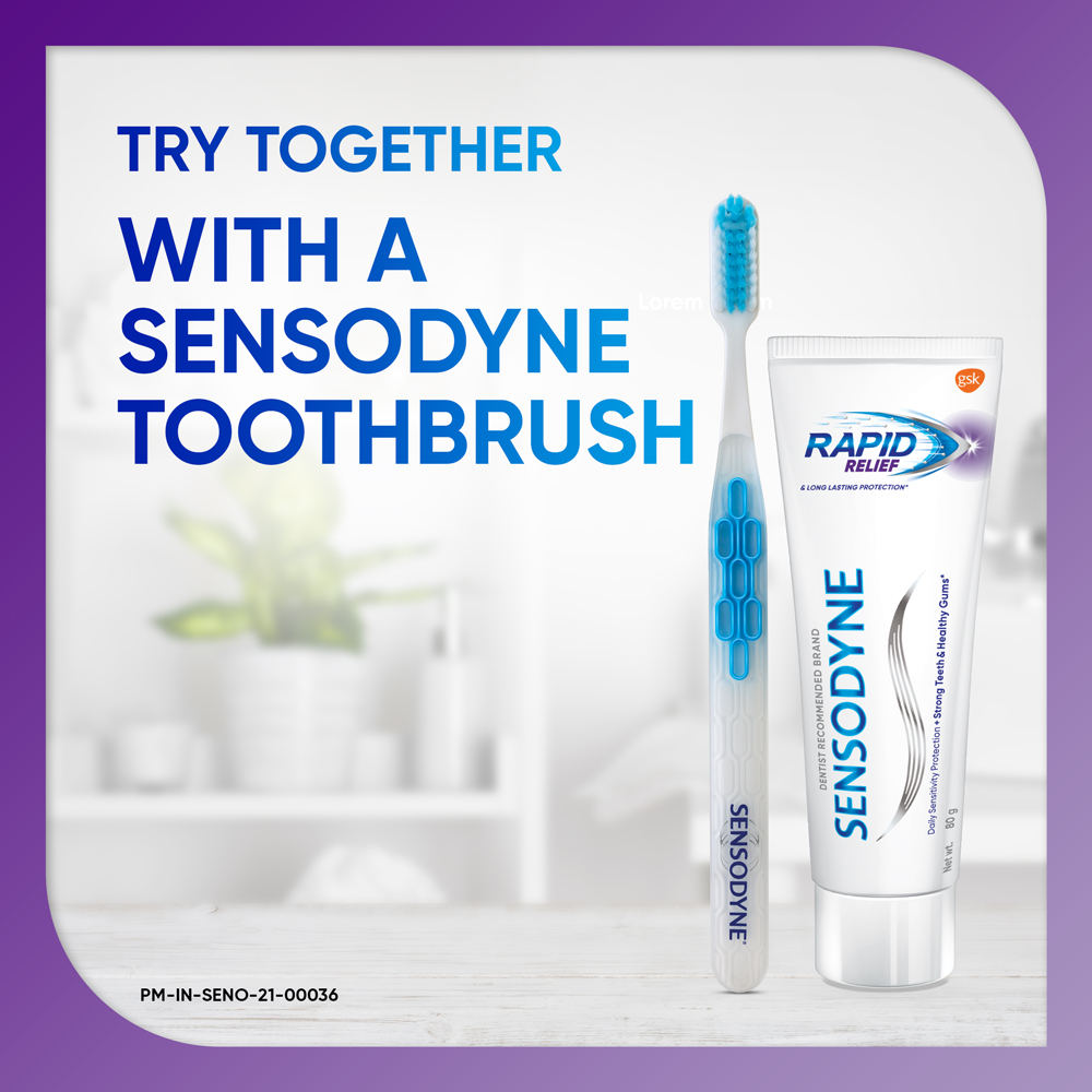 Sensodyne Toothpaste Rapid Relief 80gm. 