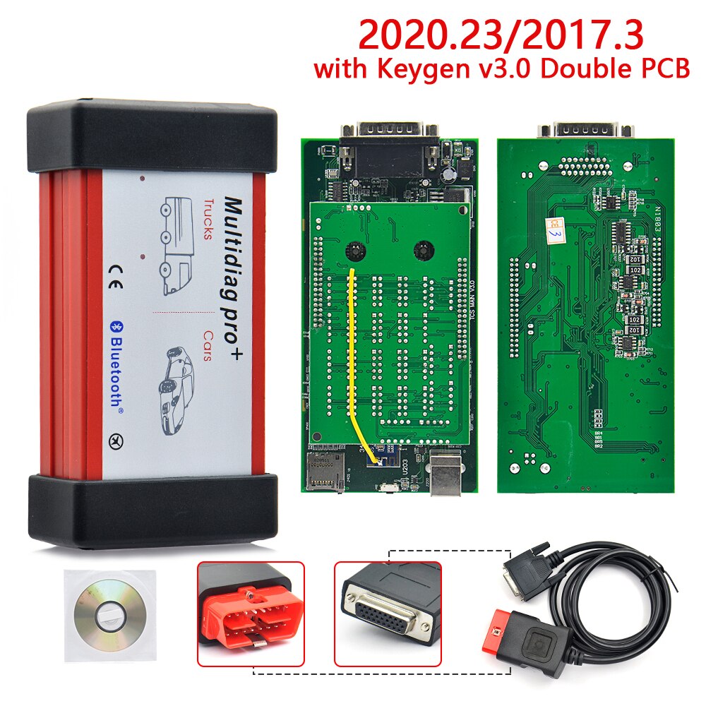 2022 Scanner TCS PRO Multidiag Pro+ V3.0 2020.23 With NEC Relays Free Keygen For Car Truck ODB2 Scanner Auto Tool OBD2. 