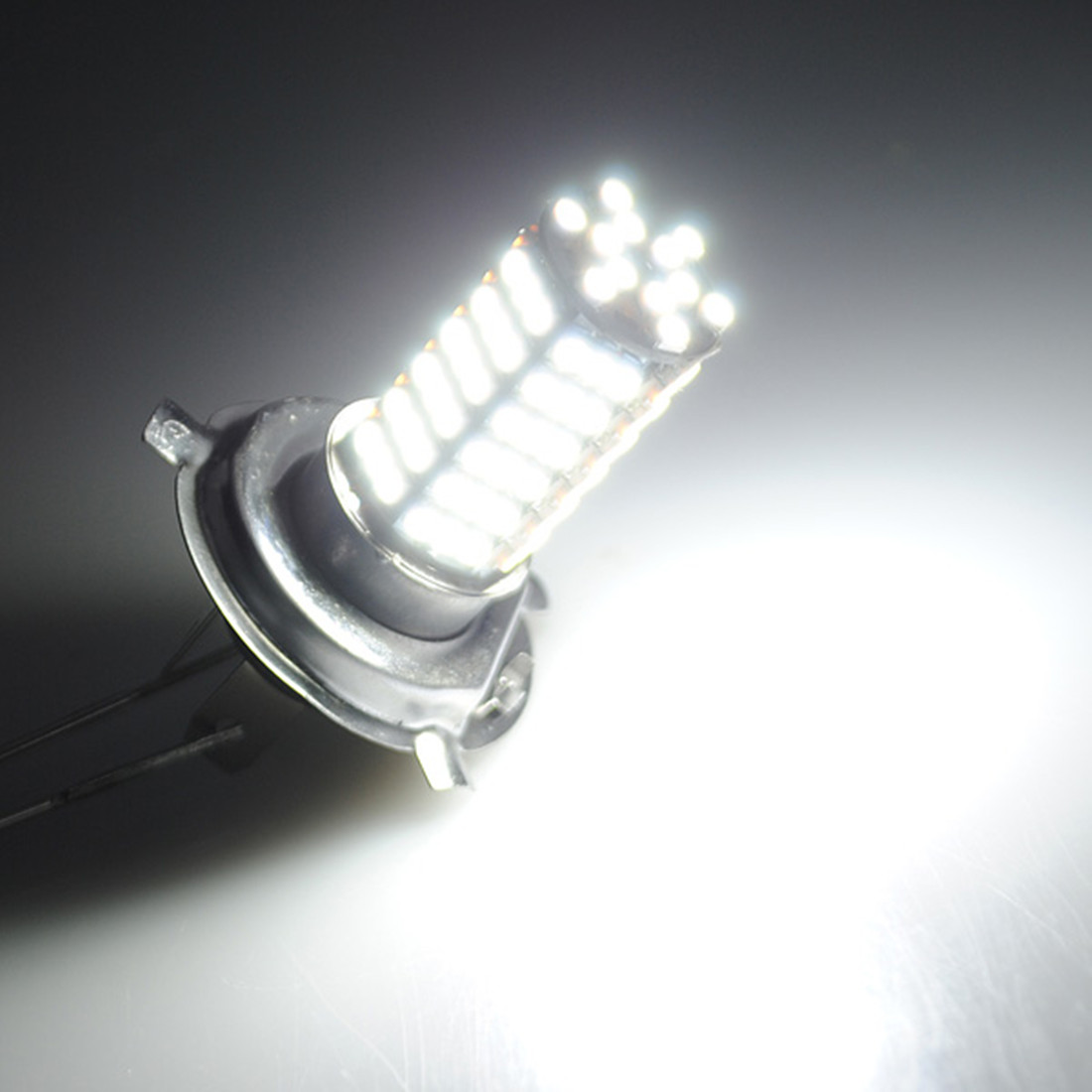 H4 120 LED 3528 SMD White Fog Headlight High and Low Beam Bulb Head Light Daytime Running Lighting DRL 12V Car -. 