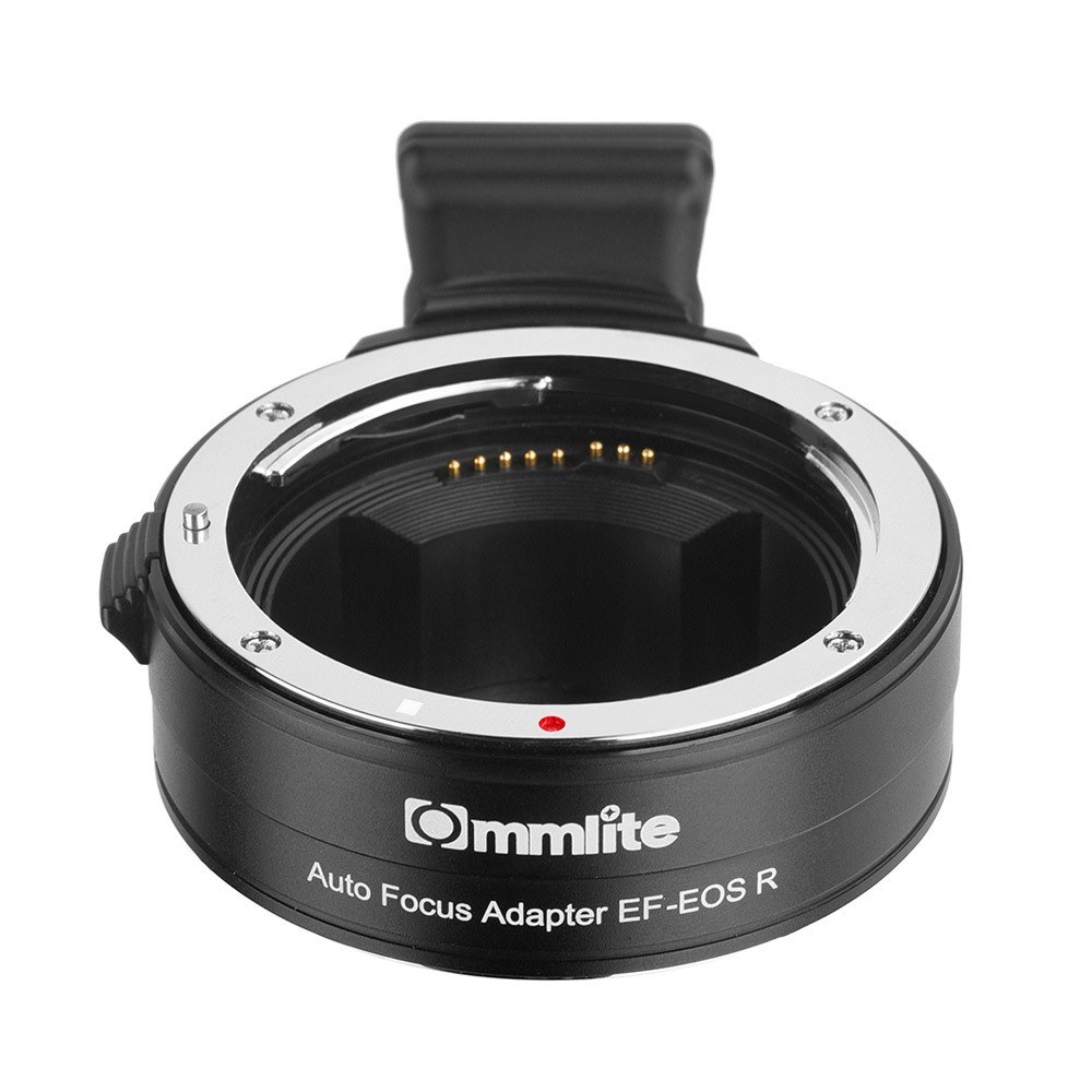 Commlite CM-EF-EOS R Lens Mount Adapter Electronic Auto Focus Mount Adapter with IS Function Aperture Control for Canon EF/EF Lens to Fit for Canon EOS R RF ount Full Frame Camera. 