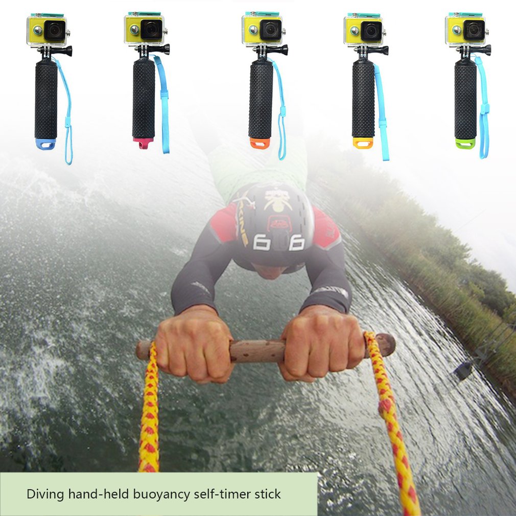 【Funny Bunny Toy Store】Camera Float Sponge Handle Monopond Mount Stick Blue. 