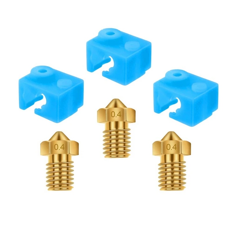 【Lejia】E3D 3D Printer Heater Block Silicone Cover Thermal Silicon V6 Hotend And E3D 0.4Mm Extruder Nozzl. 