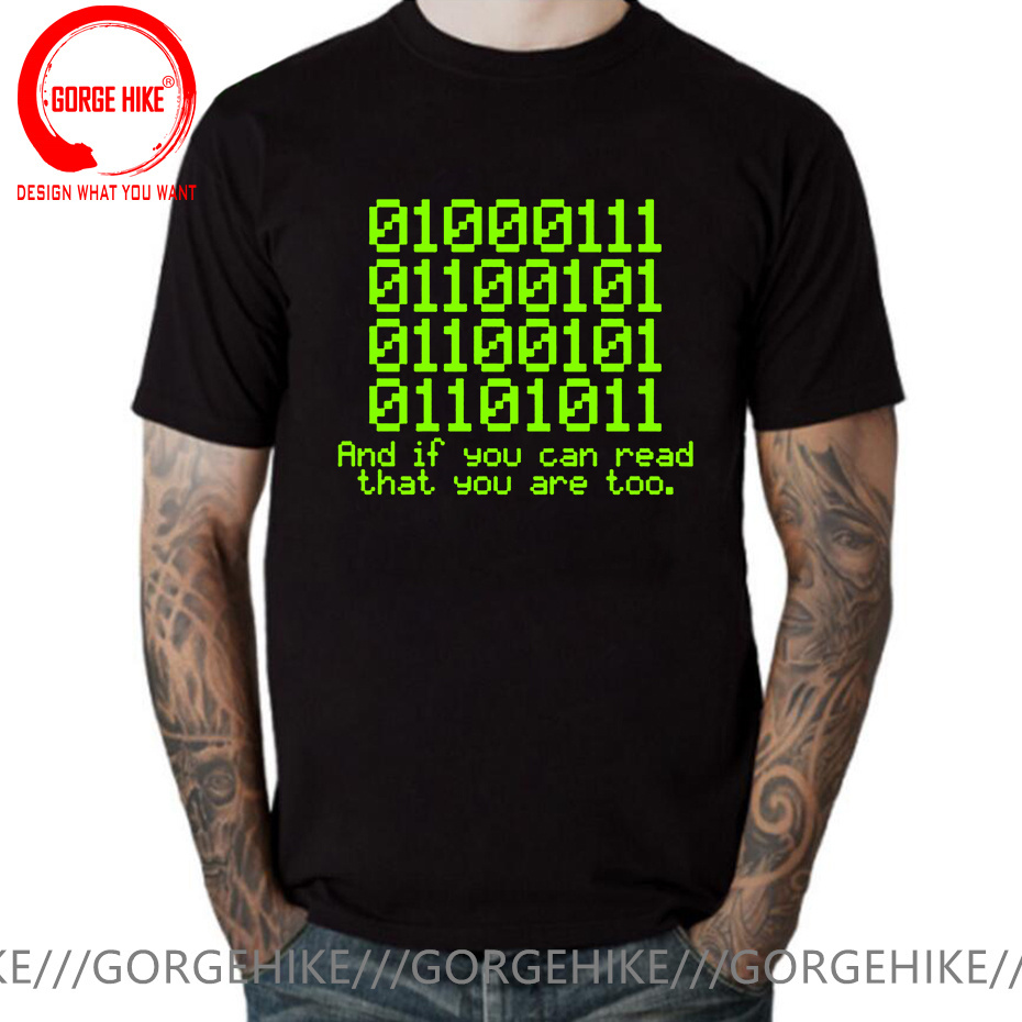 Men 0100 BINARY T-Shirt Code Geek Nerd Tech Computing Slogan Present Funny Gift 123t Fashion T Shirts Round Neck Tops Tees Shirt. 
