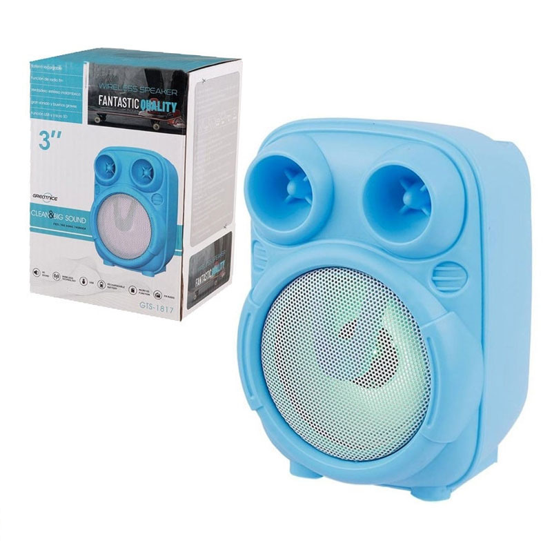 GREATNICE GTS-1817 Bluetooth, USB, TF Card & FM Radio Supported RGB Lighting Speaker. 