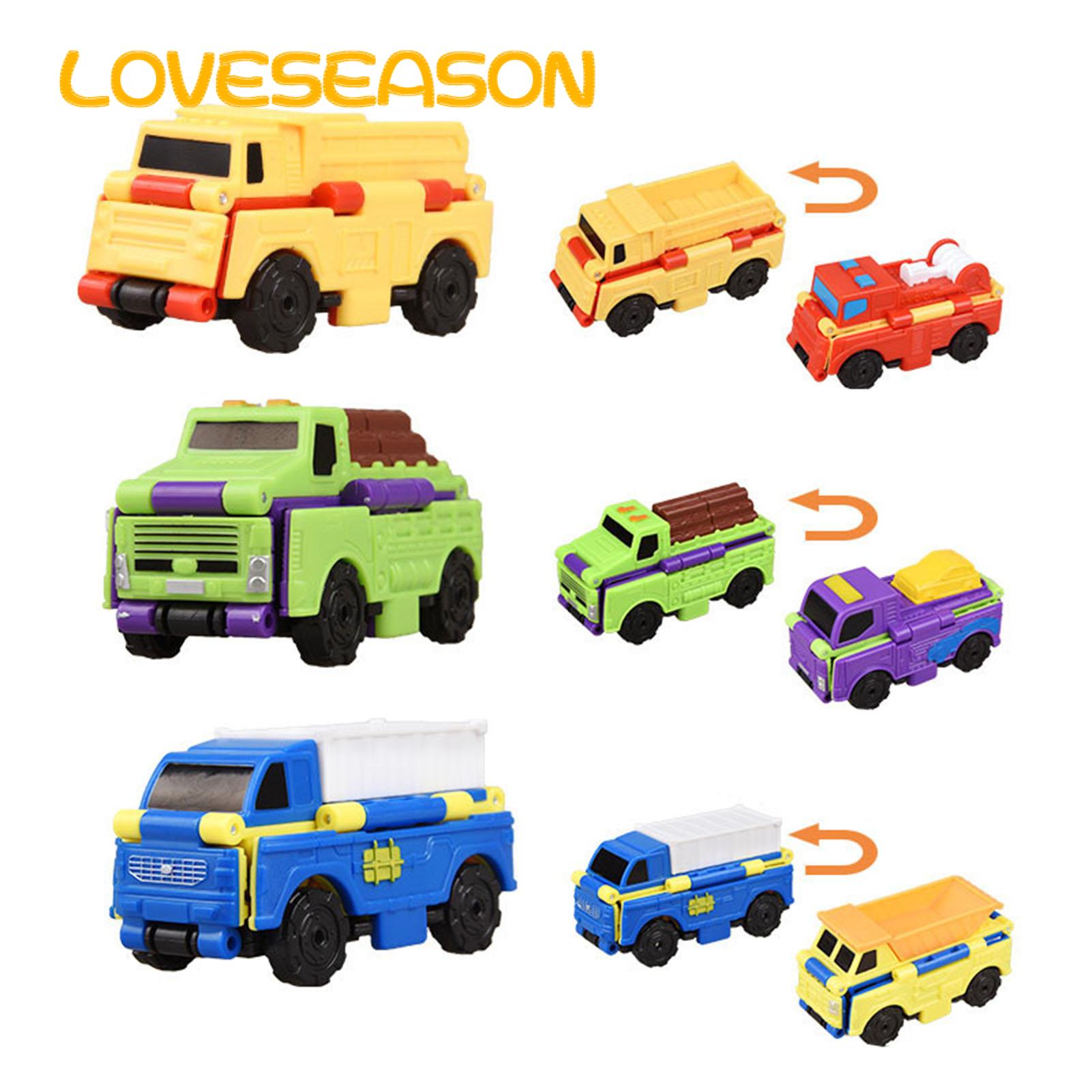 Convertible Toy Car 3-in-1 Transformable Toy Car for Kids Portable Dual-design Creative Shape-changing Vehicle Perfect Gift for Children in Asia. 