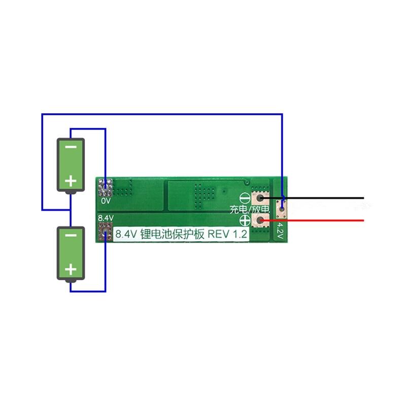2S 20A 7.4V 8.4V 18650 Li-ion Lithium protection board/BMS board Standard/Balance. 
