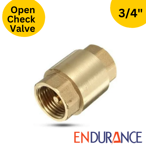 3/4" Open Check valve Made in China