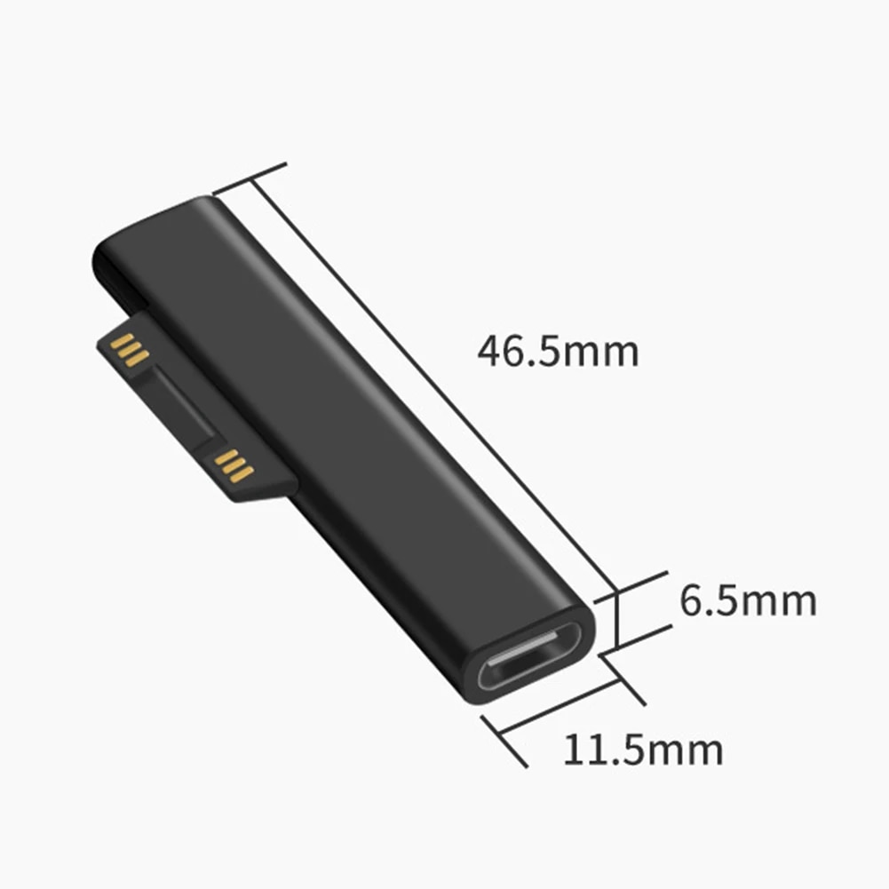 65W/102W PD Fast Charging USB C Power Supply For Microsoft Surface Pro X 8 7 6 5 4 3 Go Book Converter Charger For Microsoft. 