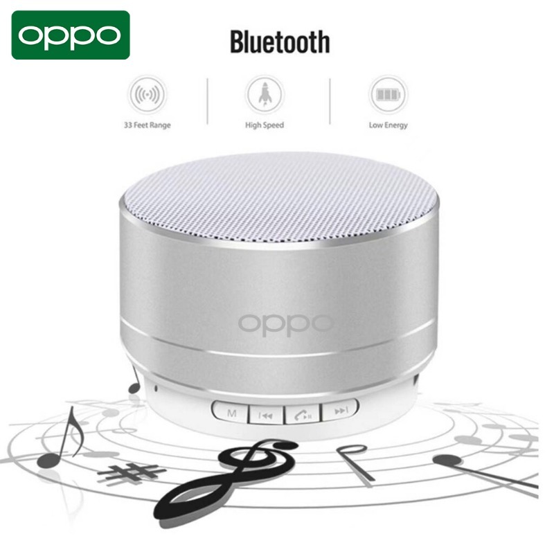 【Ready Stock+FREE Shipping+COD 】OPPO-A10 Wireless Bluetooth Audio Mobile Phone Subwoofer Mini Card Computer Outdoor Portable Sound Box Lock and Load Spray High. 