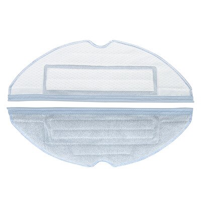 Microfiber Pro-Clean Mopping Cloths Side Brush for XiaoRoborock T7 T7S T7plus T7Splus S7 and S7Max S70 S75 Parts-as tpicture. 