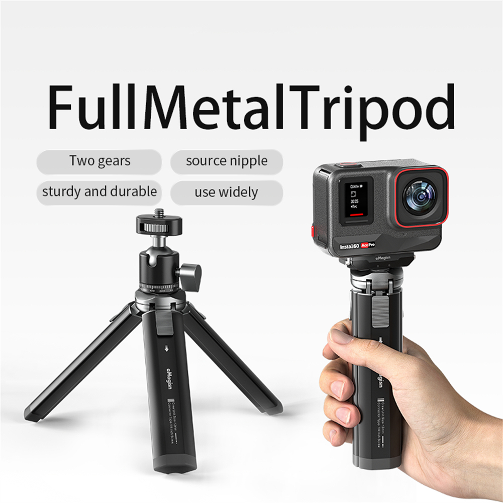 Camera Tripod Aluminium Alloy Gimbal Camera Stabilizer Tabletop Tripod Selfie Stick Tripod Action Camera Accessories. 