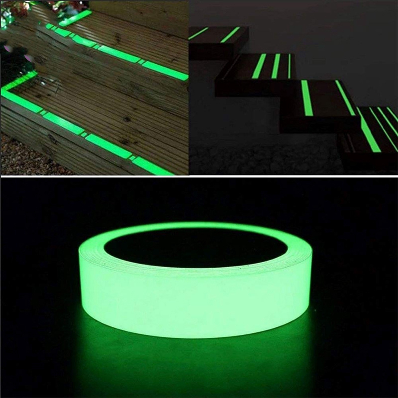 10 Feet Luminous Tape (3CM/1.5 CM X 3M) for Bicycle Accessories Fluorescent Tapes Tape Night Vision Self-adhesive Sticker bike motor cycle. 