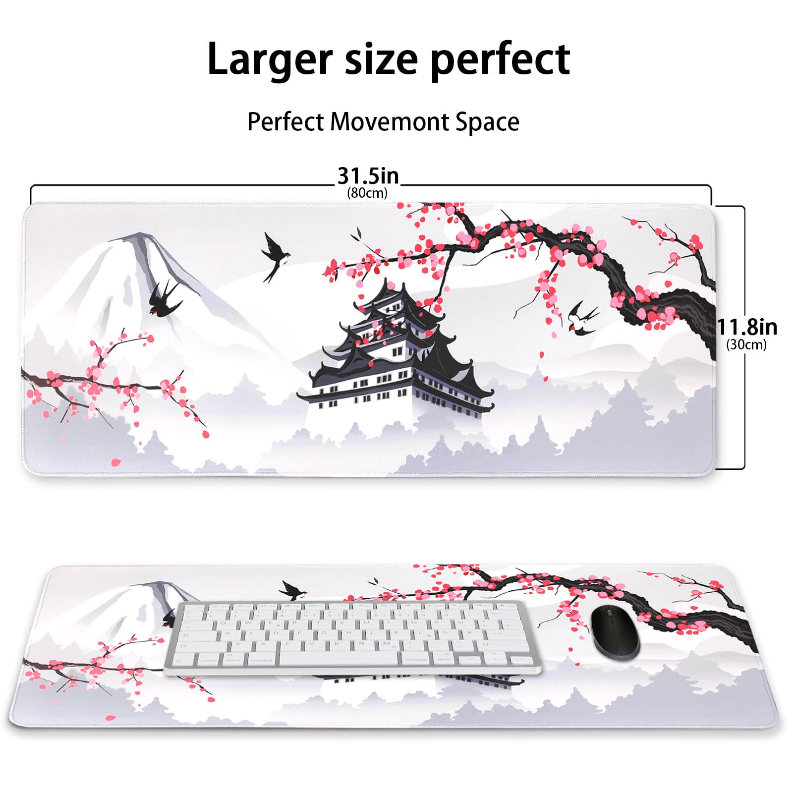 Laptop rat big mouse pad xxl rubber keyboard mouse carpet anti-slip gamer mouse pad label pad