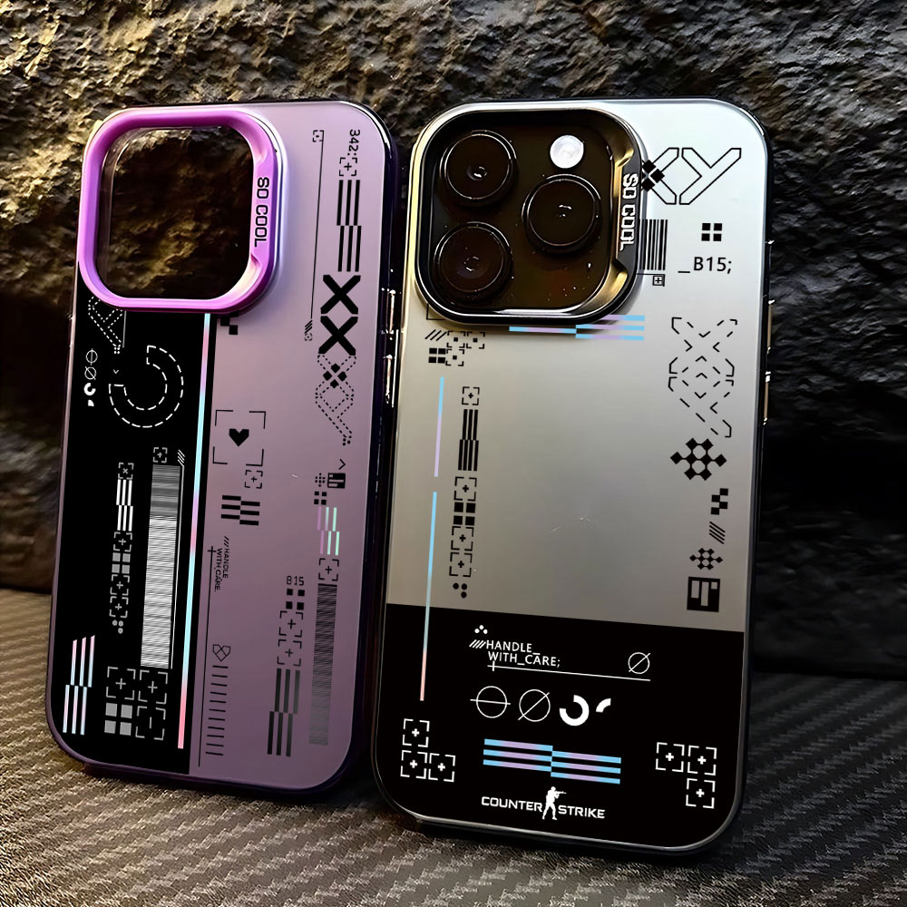 Hot Fashion Game CS Clear GO Phone Case For iPhone 16 15 14 13 12 11 Pro Max X XR XAX 8 7 Plus Matte Shockproof Back Cover