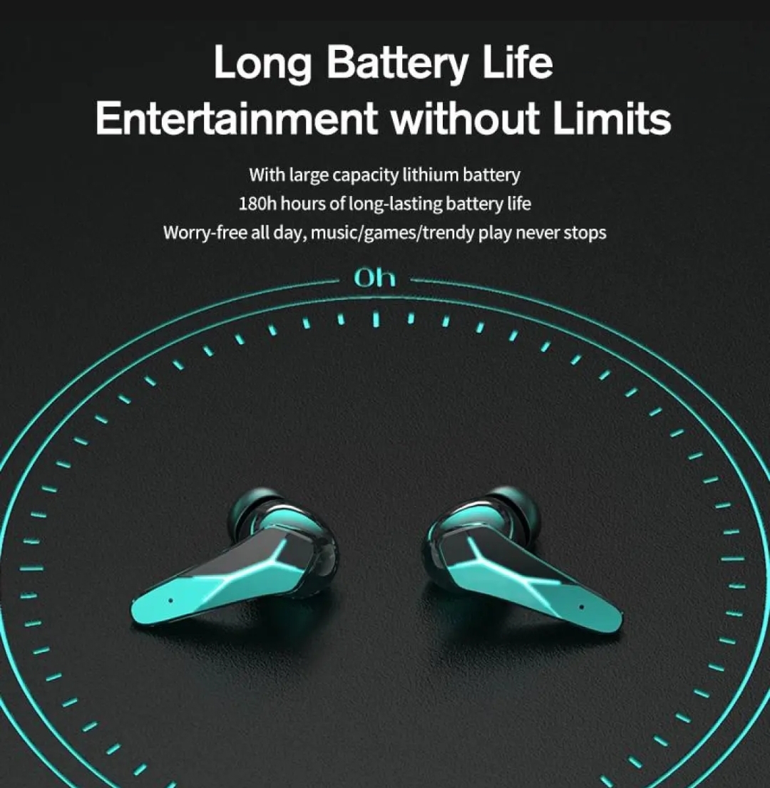 Authentic Damix M12 TWS Earbuds c LED Digital Display | Bluetooth Headphone-ZONE. 