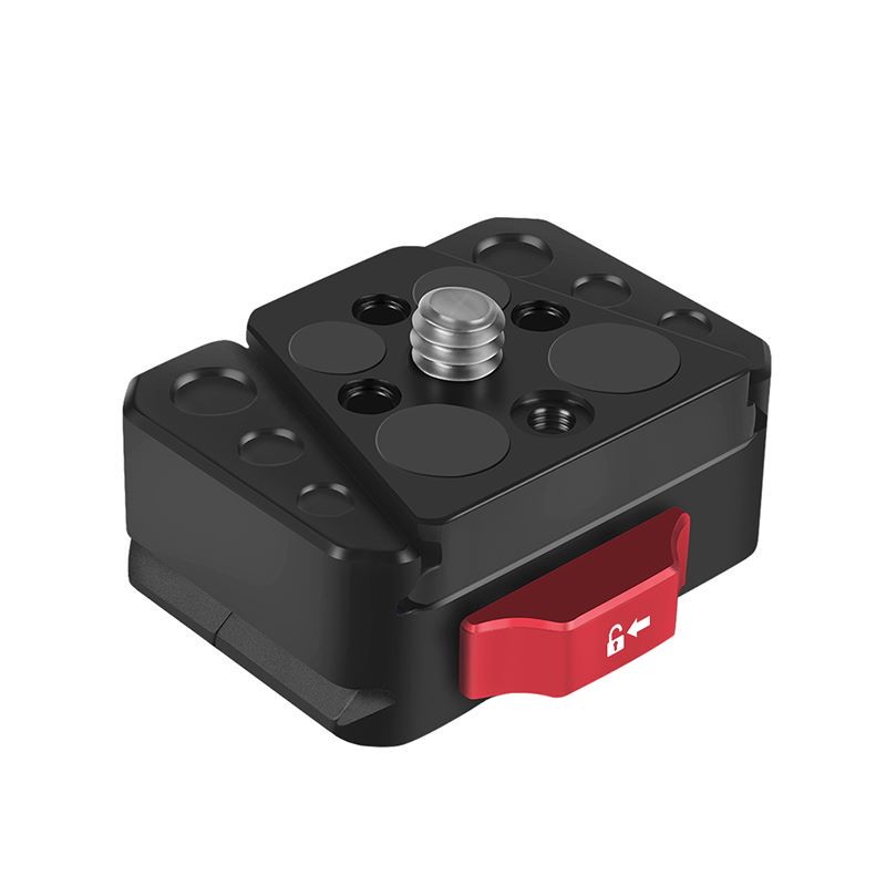 Quick Release Plate Clamp V Port Instant Camera Mounting for DJI Ronin RS2 RS3 Gimbal Stabilizer Video Tripod Fast Switch Kit. 