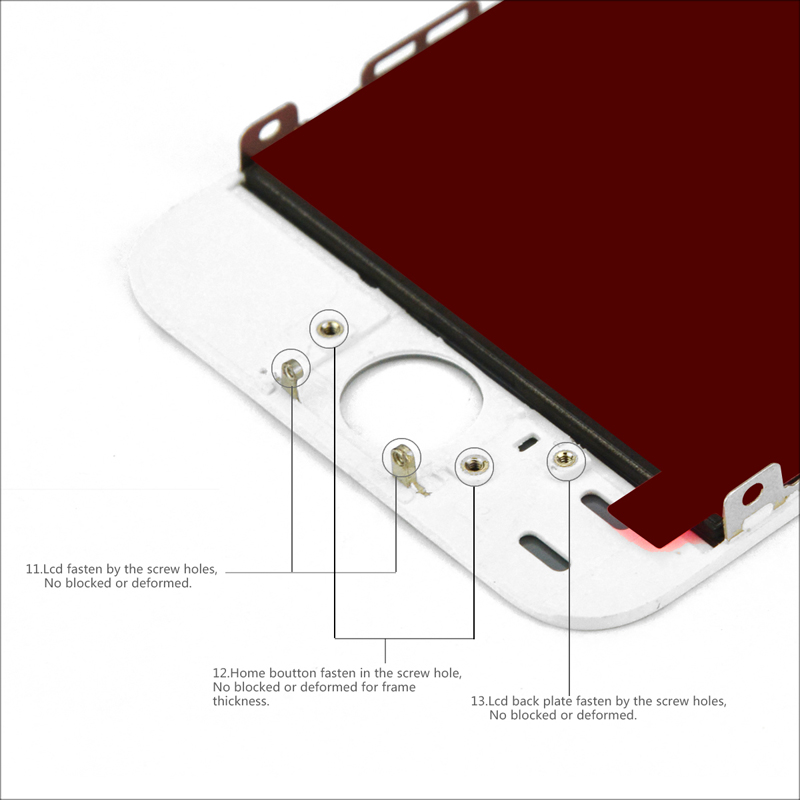 LCD No Frame For iPhone 5S A1453 A1457 A1518 A1528 A1530 A1533 Display Touch Screen Digitizer Assembly Replacement Parts. 