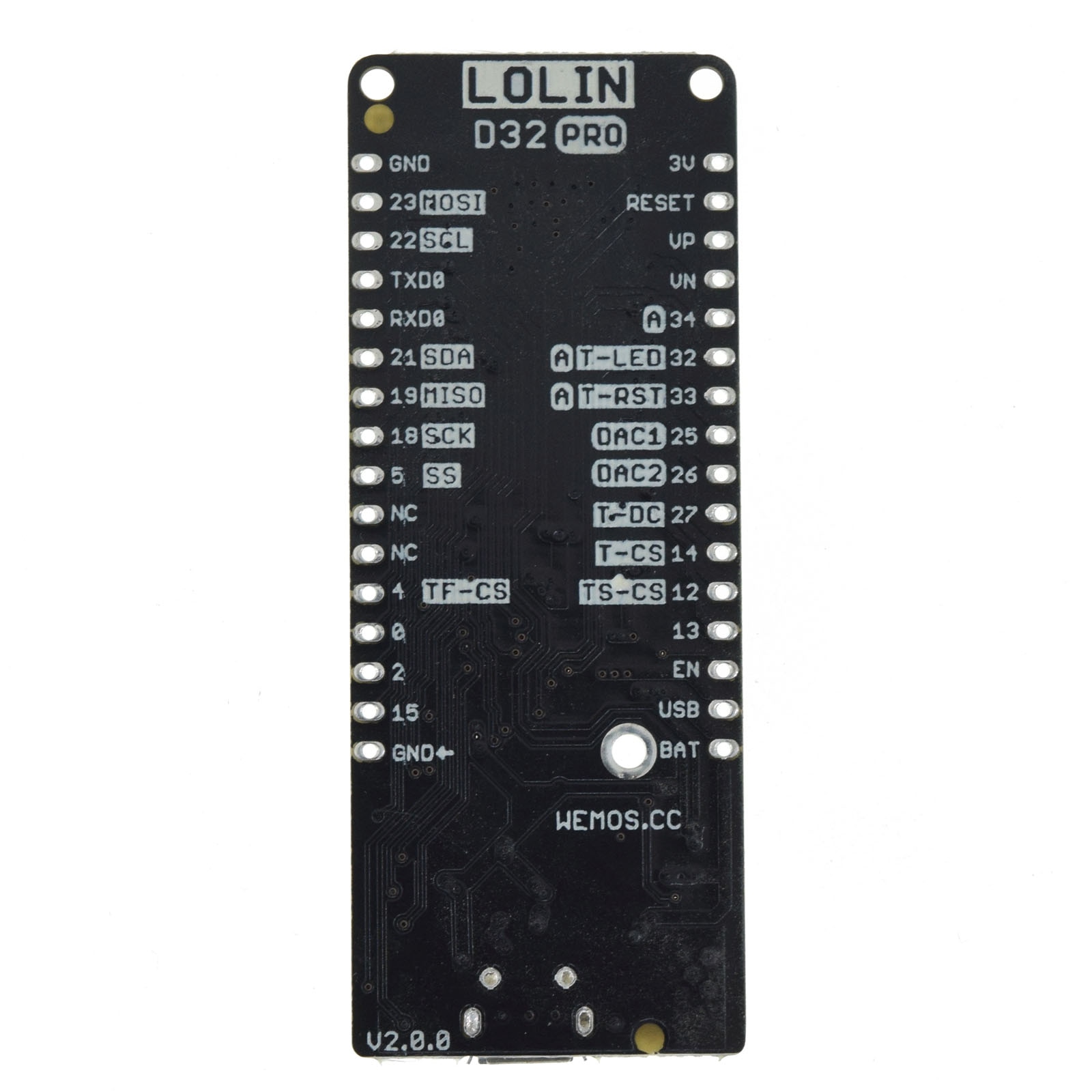 【happy one】LOLIN D32 Pro V2.0.0 - wifi & bluetooth board based esp32 Rev1 16MB 8MB 4MB FLASH MicroPython. 