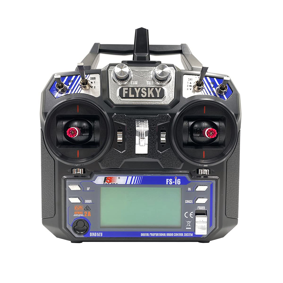 FlySky FS-i6 2.4G 6CH AFHDS RC Transmitter with FS-iA6 Receiver ( FSi6 / FS i6 ). 