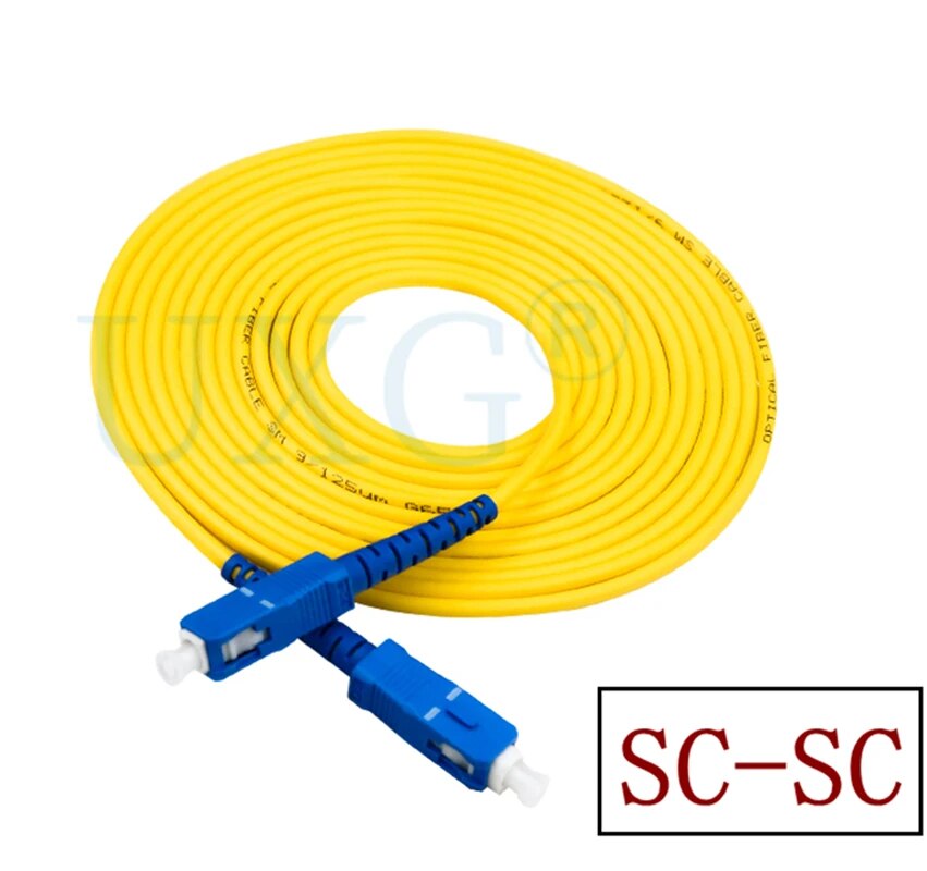 SC To SC LC To LC ST To ST FC To FC Fiber Patch Cord Jumper Cable SM Simplex Single Mode Optic For Network 3m 5m 10m 20m 30m 50m. 