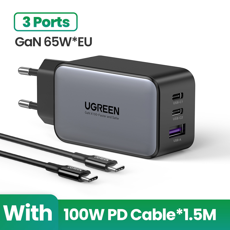 Ugreen 10335 65W USB-C Charger Black