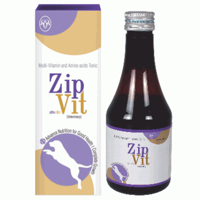 Zip Vit Multivitamin for Dogs Cats and Birds. 